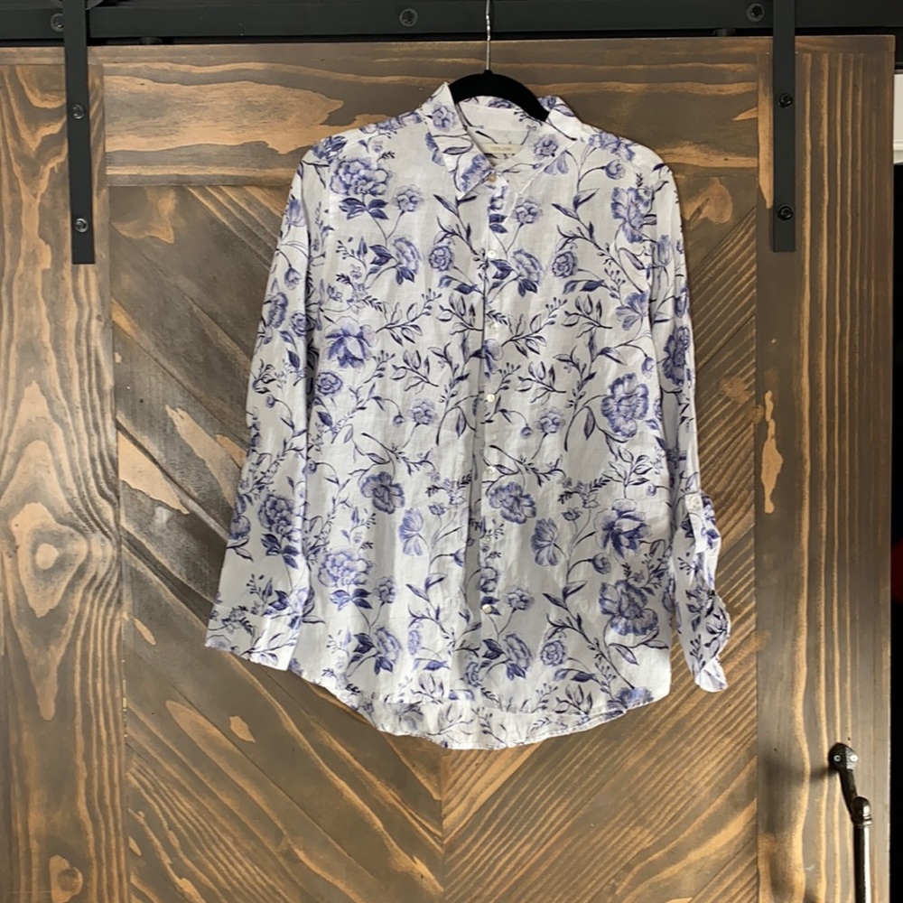 Linen button down shirt